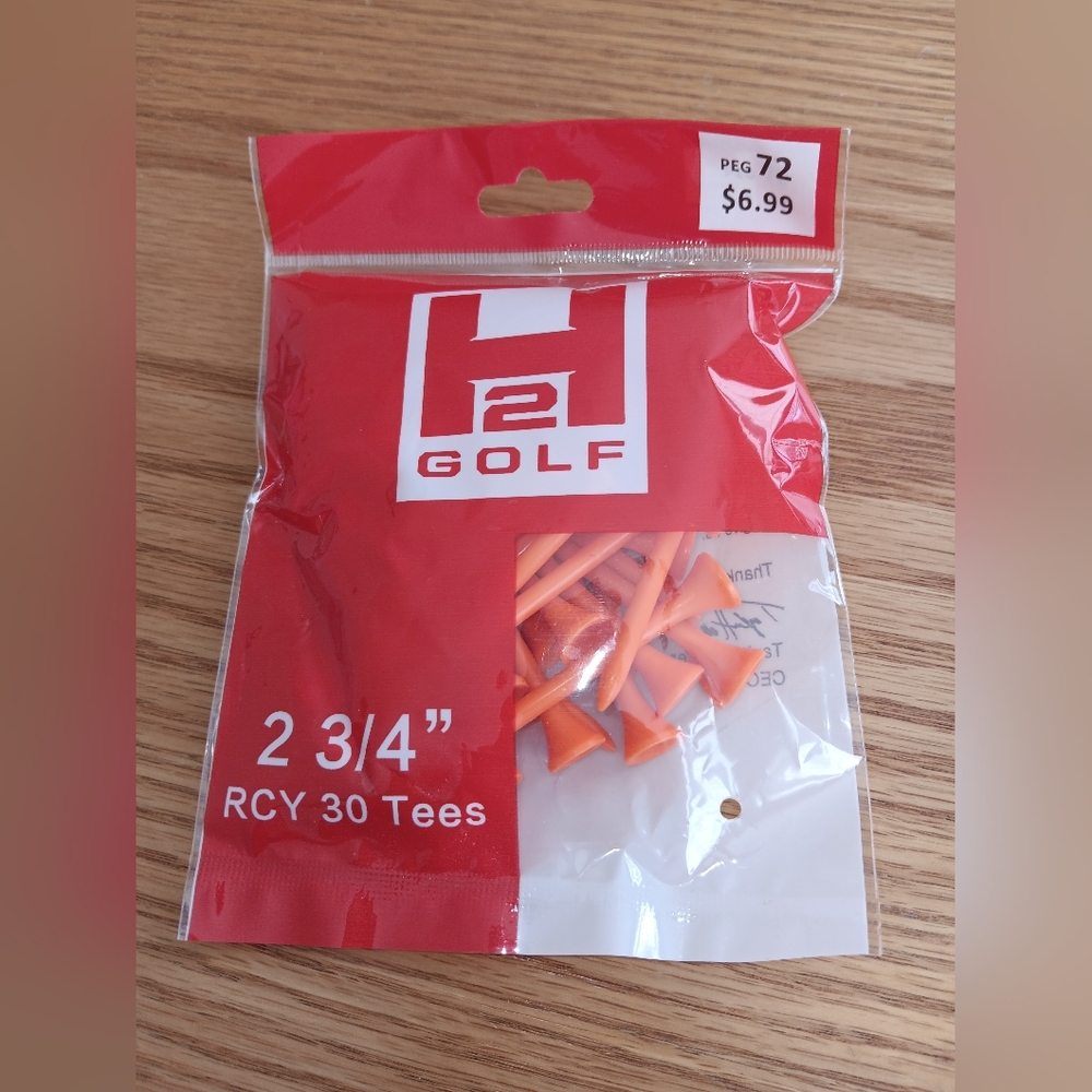 Orange Tees - 2 3/4" RCY 30 Pack
